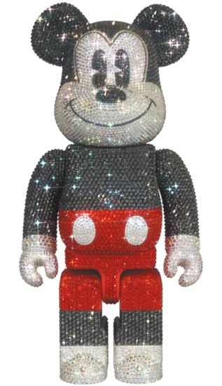 【预售】收藏系列 Be@rbrick 400%系列 施华洛世奇 水晶米奇熊 商品图1