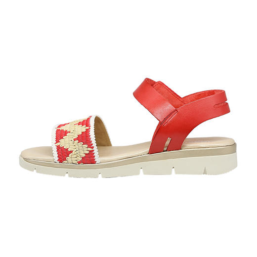 断码特价35码——西班牙原产优雅超舒适女士凉鞋1410-红色（超轻款&简约优雅系列） 商品图3