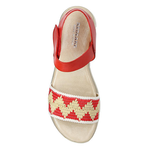 断码特价35码——西班牙原产优雅超舒适女士凉鞋1410-红色（超轻款&简约优雅系列） 商品图2