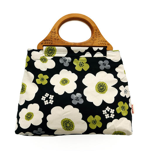 HUJI祤集Embrace手提包插画花朵花朵 商品图1