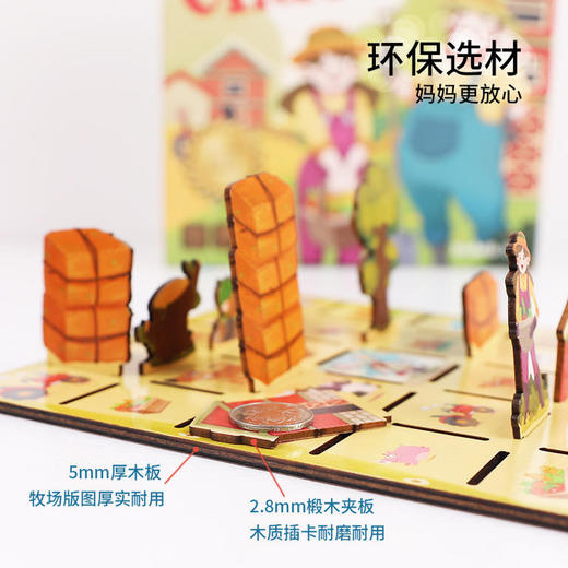 Yaofish忙碌的农场大小空间排序桌游 商品图1