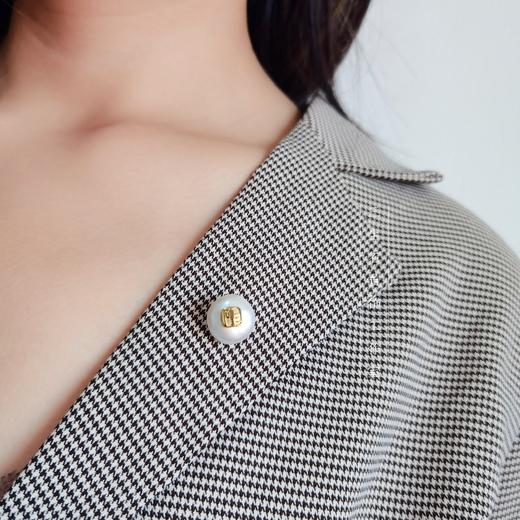 三生石&本色 天然巴洛克珍珠胸针～耳饰 商品图8