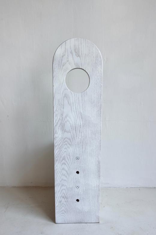 手工白色实木凳 商品图4