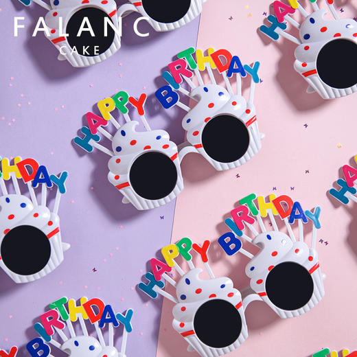 【搞怪生日墨镜】搞怪创意生日派对墨镜（不单独发货） 商品图2