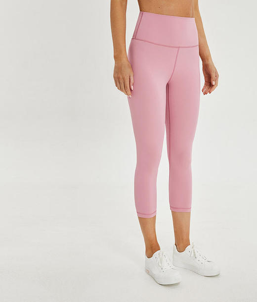 壁虎瑜伽显瘦紧身高腰小脚裸感彩虹-七分裤 商品图9