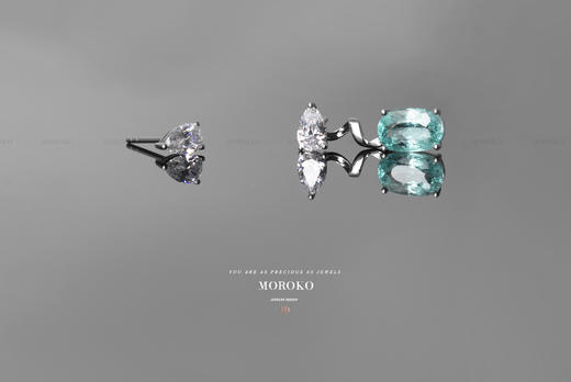 若雪如荧·宝石镶嵌 | AB款·耳钉 商品图6