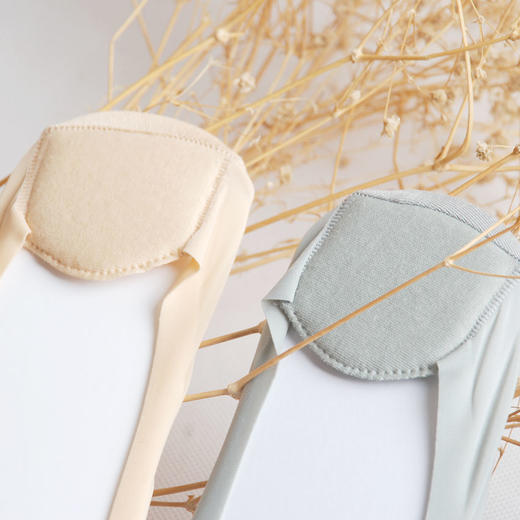 冰丝后跟海绵船袜女夏薄超浅口棉防滑隐形袜4022 商品图3