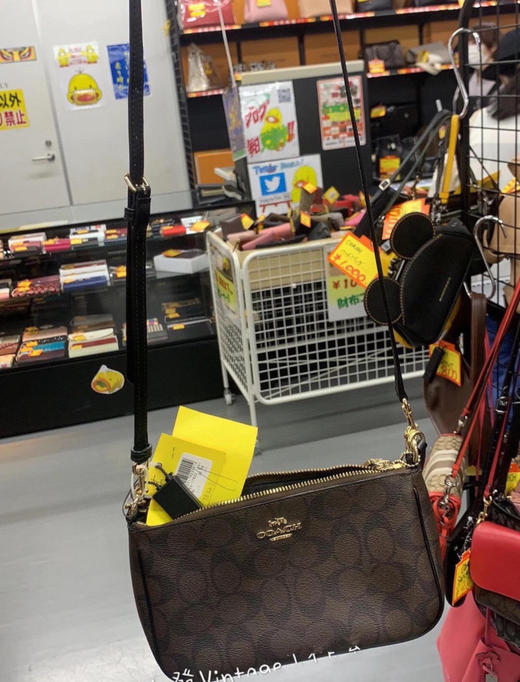 Coach黑色麻将包，实拍高品质，配可调节长肩带，可以单肩斜挎包，妈妈包，买菜包～孤品清仓特价🉐️ 商品图13