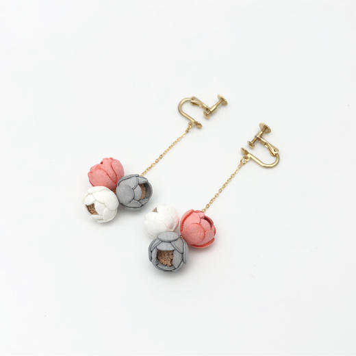 北京仓｜Selieu-Morandi Coral-耳夹（无需耳洞）［日本设计师］ 商品图0