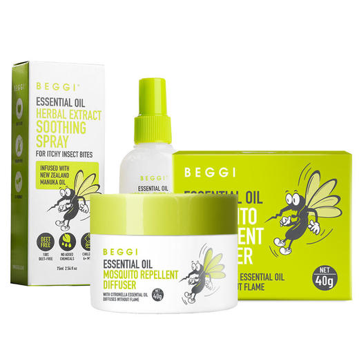 BEGGI新西兰植物精油驱蚊香薰驱蚊水母婴驱蚊防蚊儿童驱蚊液防蚊植物精油驱蚊水加香薰 商品图1