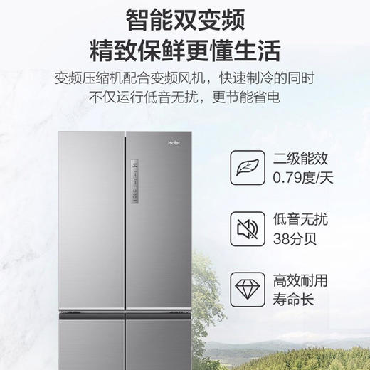 海尔（Haier）冰箱BCD-406WDPD 商品图9