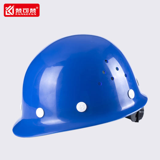 安全帽工地透气建筑工程夏季加厚玻璃钢防砸帽男印字防护头盔印字 商品图3