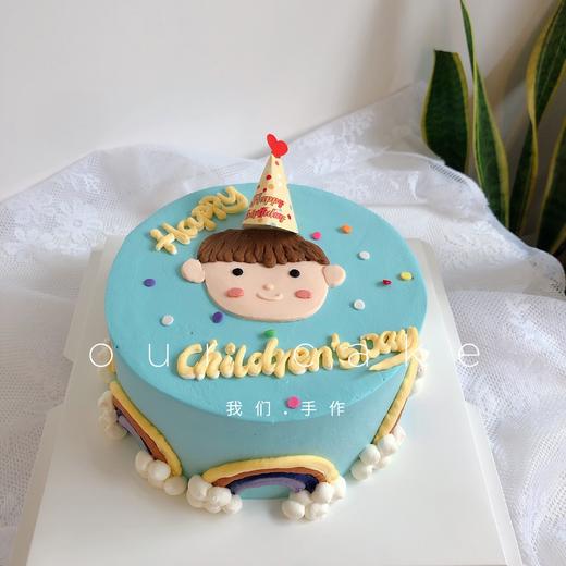 男宝小男孩头像手绘蛋糕-低糖处理无添加 商品图4