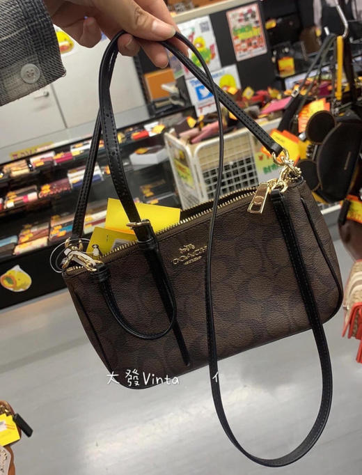 Coach黑色麻将包，实拍高品质，配可调节长肩带，可以单肩斜挎包，妈妈包，买菜包～孤品清仓特价🉐️ 商品图12
