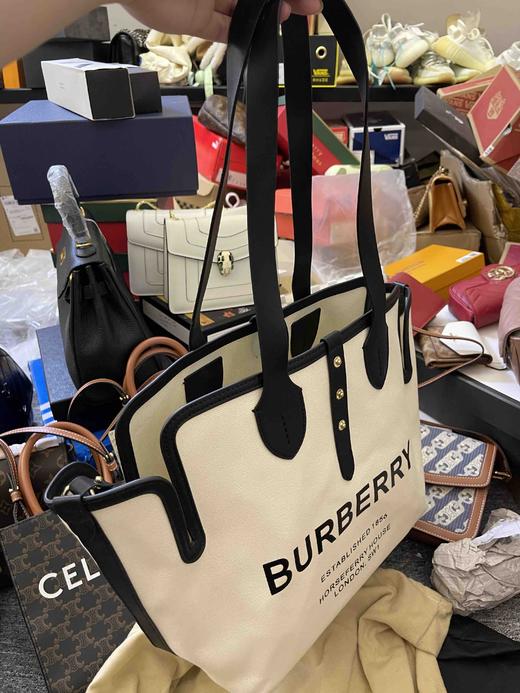 Burberry帆布子母购物袋，内里还有一个小包，实拍高品质，孤品清仓特价处理，配防尘袋包装，原价380，学生党，上班族，宝妈，超实用！！！超值！！！ 商品图2