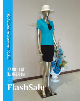 【特惠】YIQU |“雪花”西装上衣（湖蓝）P