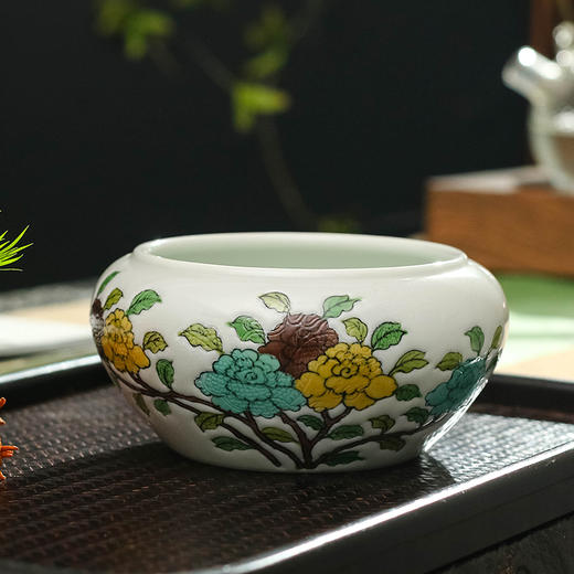 素三彩花卉套系 商品图2