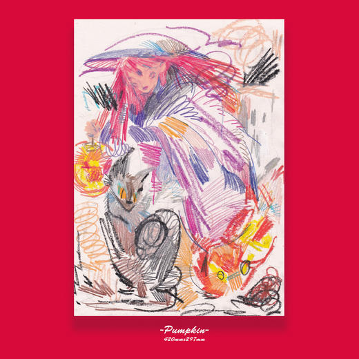 马老毛子｜『魔女』A3微喷 商品图0