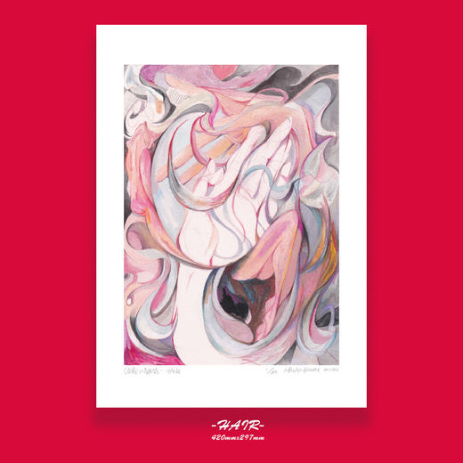 马老毛子｜『发丝』A3微喷 商品图0