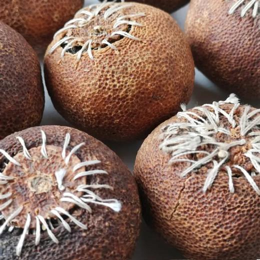 2018年 正宗新会梅江圈枝大红陈皮柑（生晒散装500g 密封袋包装） 商品图0