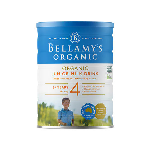 【直邮】Bellamy's 贝拉米有机奶粉 4段 900g 商品图0