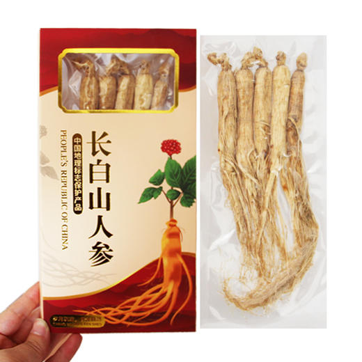 有机长白山干人参120g/礼盒装（中国有机认证） 商品图1