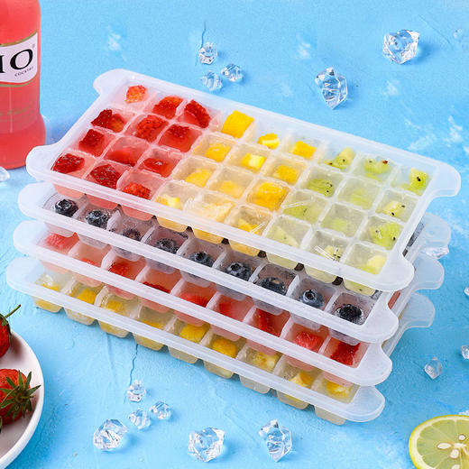 【制冰冰球模具】冻冰块模具冰格带盖大制冰盒制冰模具硅胶 商品图3