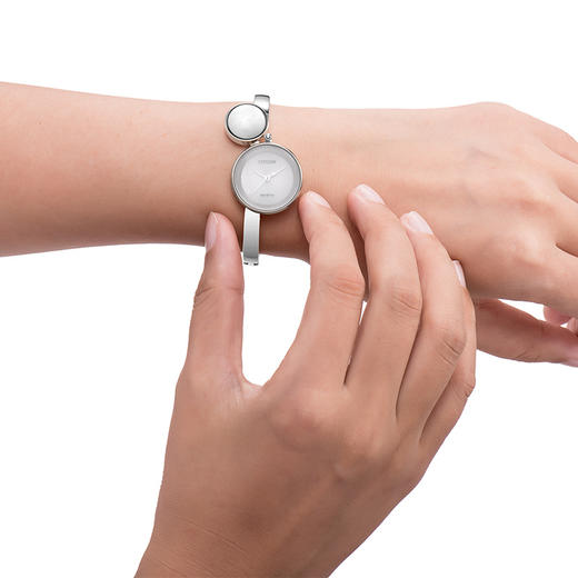 西铁城日本官方正品新品光动能防水休闲时尚潮流女表EW5491-56A 商品图3