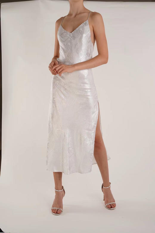 CG｜Lei dress Cowls back slipdress 05_502 [真丝交叉露背吊带连衣裙] 商品图10