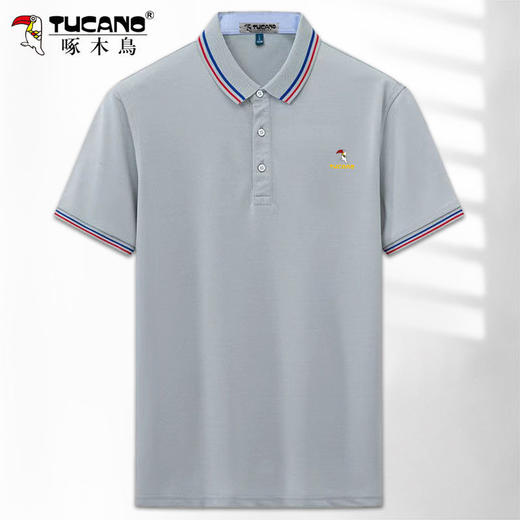 TZW-男士短袖polo衫棉质休闲翻领t恤 商品图5