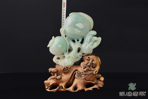 派瑞翡翠 翡翠摆件 糯种 绿色 商品图3