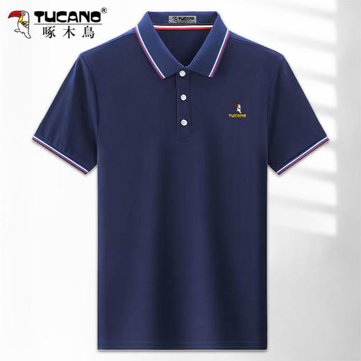 TZW-男士短袖polo衫棉质休闲翻领t恤 商品图0