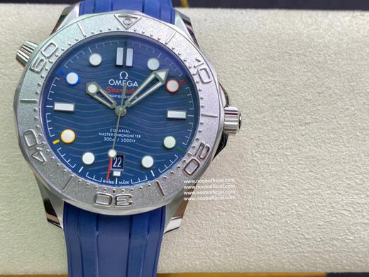 『OR新表』欧米茄海马2022 特别版腕表 Seamaster Diver 300M Beijing 2022 Special Edition新作依然采用42mm 精钢表壳，钛金属表圈浮雕 商品图0