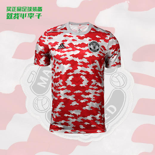 正品ADIDAS/阿迪达斯曼联足球运动训练服短袖足球服GR3914 商品图0