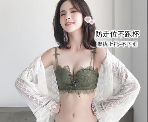 单件少女性感上装美背内衣女学生无钢圈调整型加厚秋冬聚拢文胸 商品图0