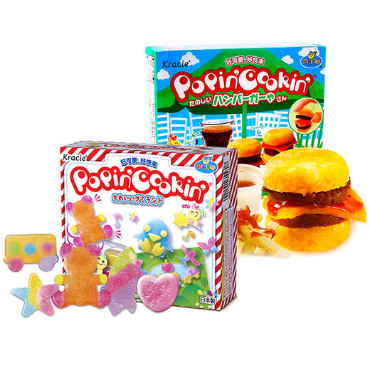 Kracie 七彩调色盘/汉堡造型 手工糖（糖果粉） 商品图0