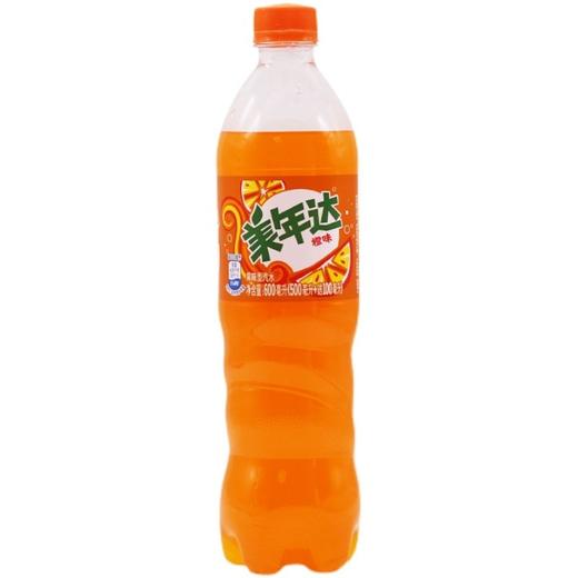 美年达橙味汽水500ml 商品图0