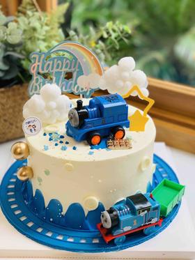 托马斯小火车奶油蛋糕 下单前请仔细阅读商品详情