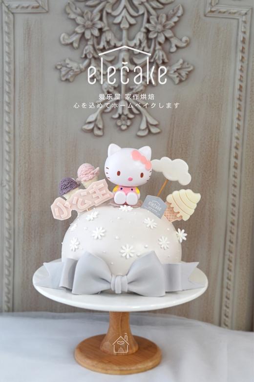 优雅甜心KITTY蛋糕 商品图0