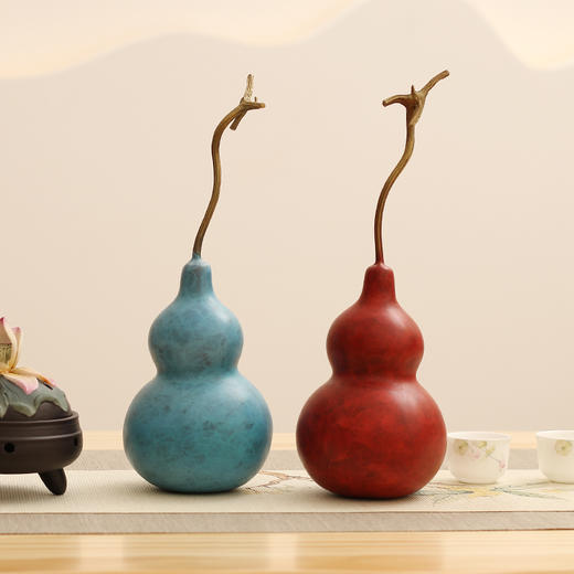 葫芦五行补角  御守铜布局摆件 商品图4