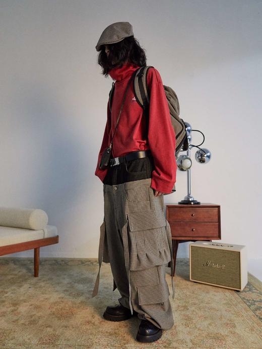 POH 雅达利印花宽松高领休闲街头基础打底衫男百搭春秋季三色卫衣 商品图2