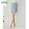 下架-EITIE爱特爱秋季新款时尚气质经典格纹小开叉A字显瘦半身裙女C2106808 商品缩略图3