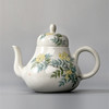 「景德镇茶壶」中式手工草木灰釉功夫茶泡茶壶 手绘花朵茶具壶单壶 商品缩略图4