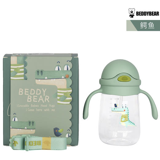 杯具熊儿童水杯吸管杯宝宝幼儿园防摔婴儿夏季便携水壶 商品图1