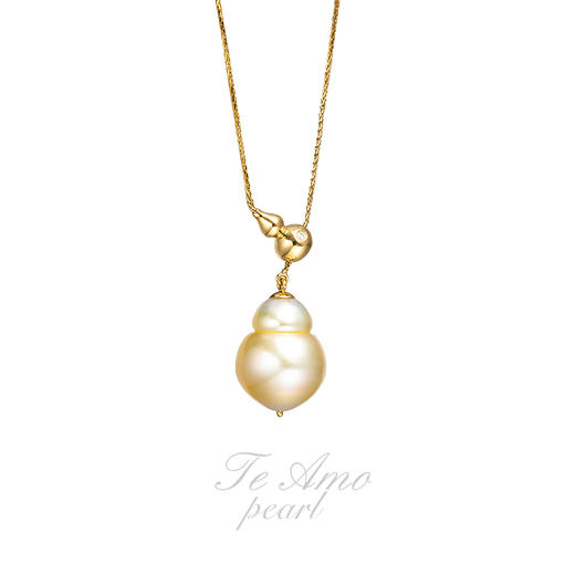 福禄系列【双福禄】海水珍珠项链 商品图2