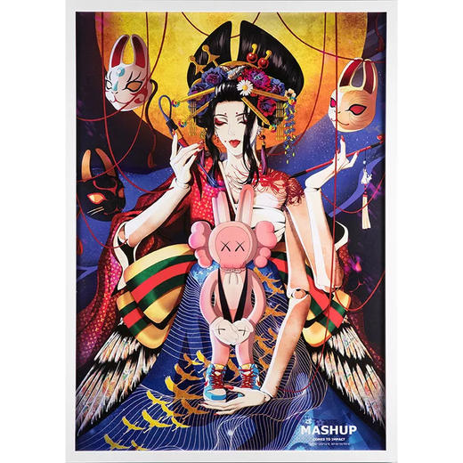 收藏系列《中秋嫦娥-花魁》 潮流艺术版画 限量999版  52.5*72.5cm 商品图2