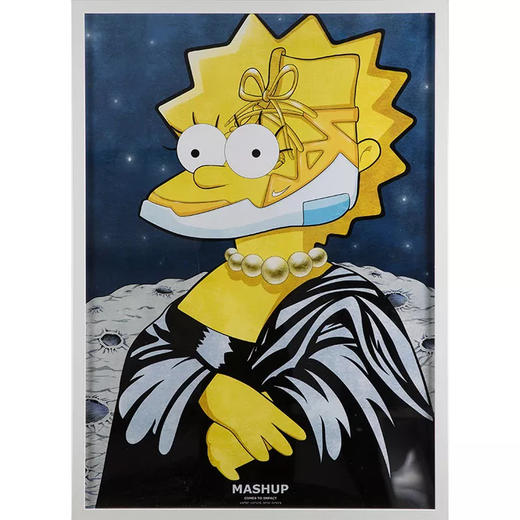 收藏系列《辛普森×蒙娜丽莎》 潮流艺术版画 限量300版  52.5*72.5cm 商品图2