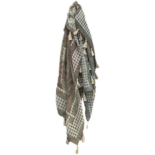 POH 敦煌壁画千鸟格挂件头巾做旧复古花色男女潮发带丝巾围巾方巾 商品图4