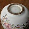 「景德镇粉彩手绘水点桃花主人杯」花鸟月白汝瓷 开片主人杯 复古主人杯 商品缩略图1