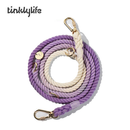 Tinklylife 彩虹渐变多功能腰牵牵引绳 商品图10